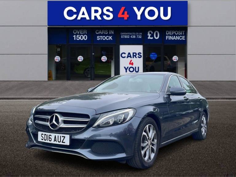 2016 Mercedes-Benz C Class 2.0 C200 Sport (Premium) Saloon 4dr Petrol 7G-Tronic+ Euro 6 (s/s) (18...
