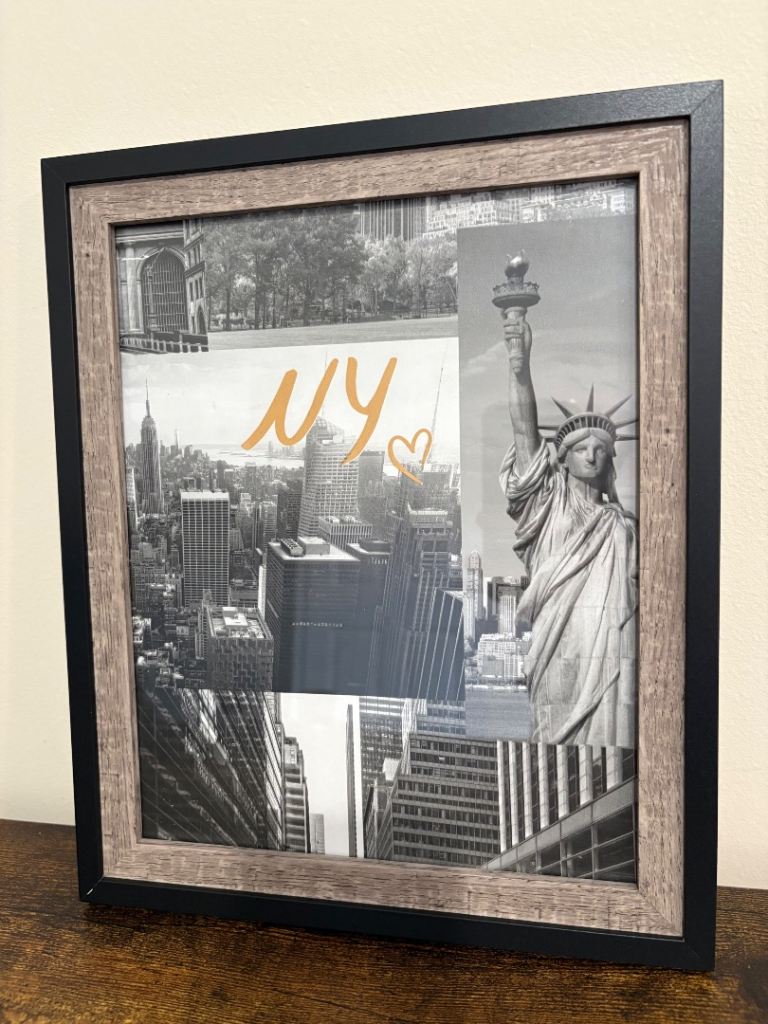 New York artwork framed picture 