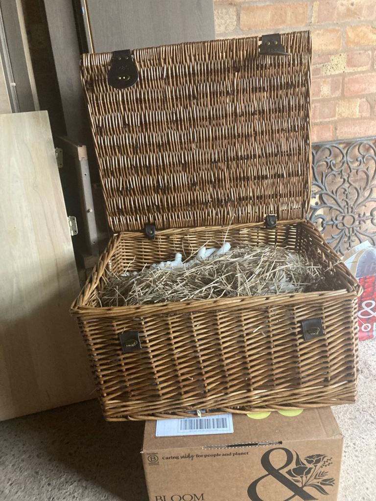  wicker hamper baskets 