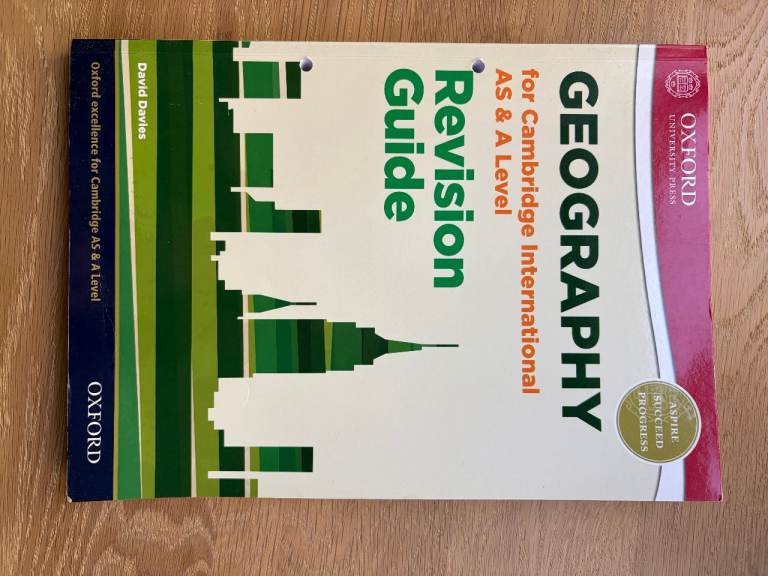 Oxford Geography Revision Guide AS & A Level – Good Condition