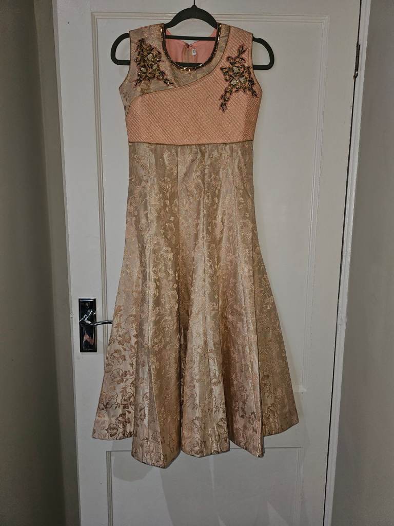 Girls Peach Indian Suit