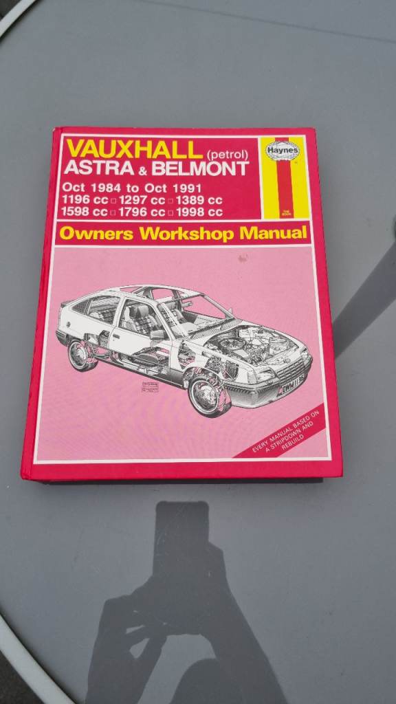 Vauxhall Astra & Belmont Haynes Owners Workshop Manual No 1136