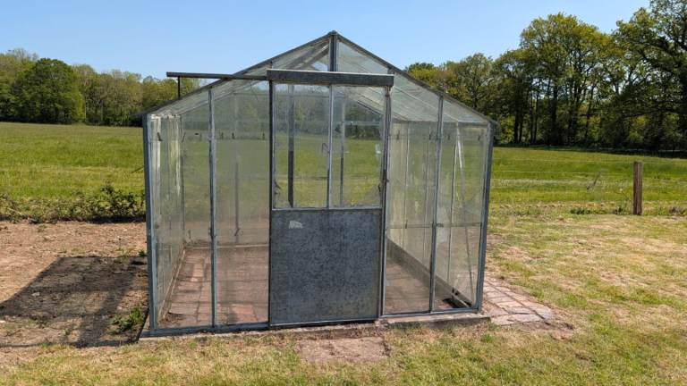 Aluminium Frame Greenhouse - 259cmWx 248cmLx 217cm H