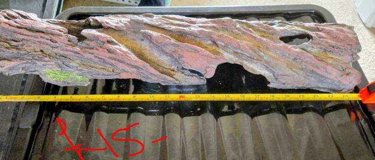 Large Aquarium acrylic log, excellent condition 