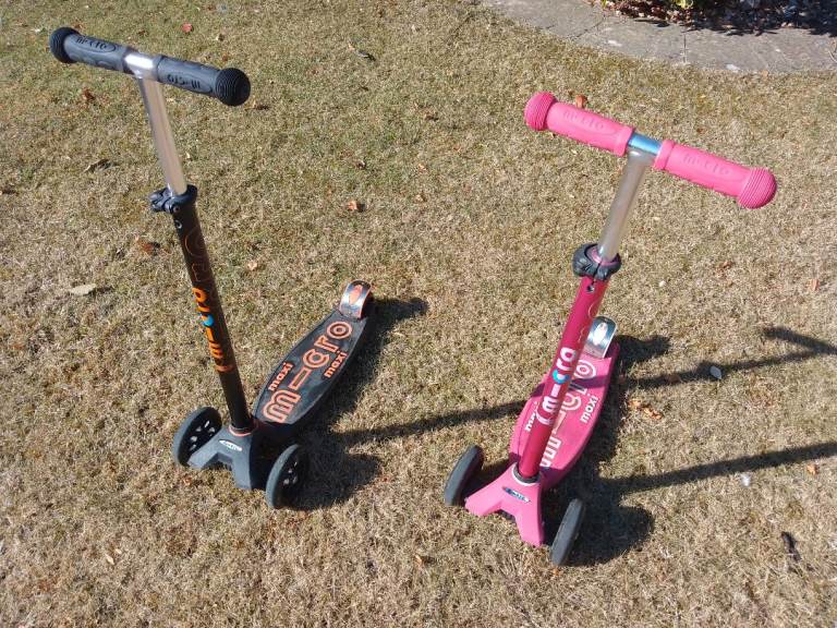 Micro Maxi 3-Wheeled Scooters - £35 each or both for £60