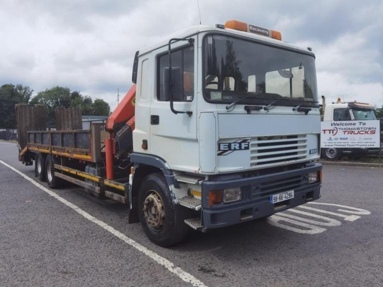 1998 ERF EC8 6X2 Twin Wheel, 25Ft Beavertail
