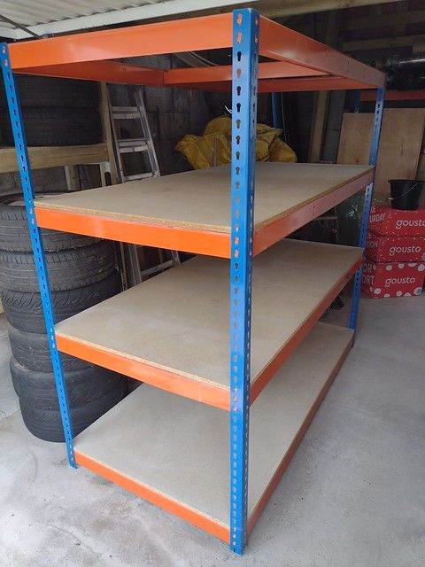 Heavy Duty Racking Shelves Metal Shelf Storage Garage Shop 1780mm H x 1830mm W x 915mm D