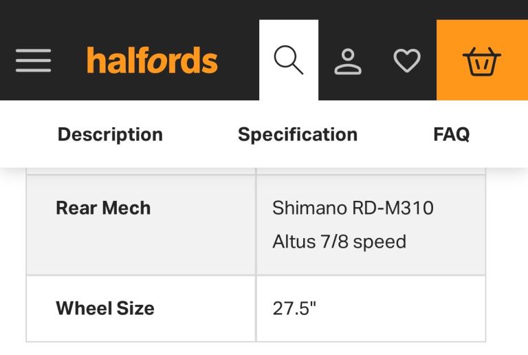 Woman’s Carrera Vengance mountain bike