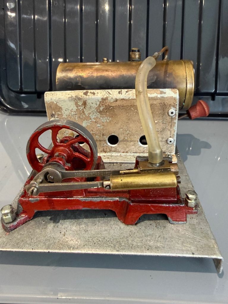 Vintage D.R.P. No. 18355 Steam Engine Model