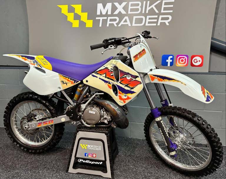 1995 KTM SX 250 NEW STANDARD UNUSED BIKE - OHLINS - SUPER EVO - CR YZ KX RM TM 