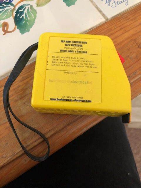 Electricians Insulated Tape Measure PRICE HALVED FOR QUICK SALE!! £25.00