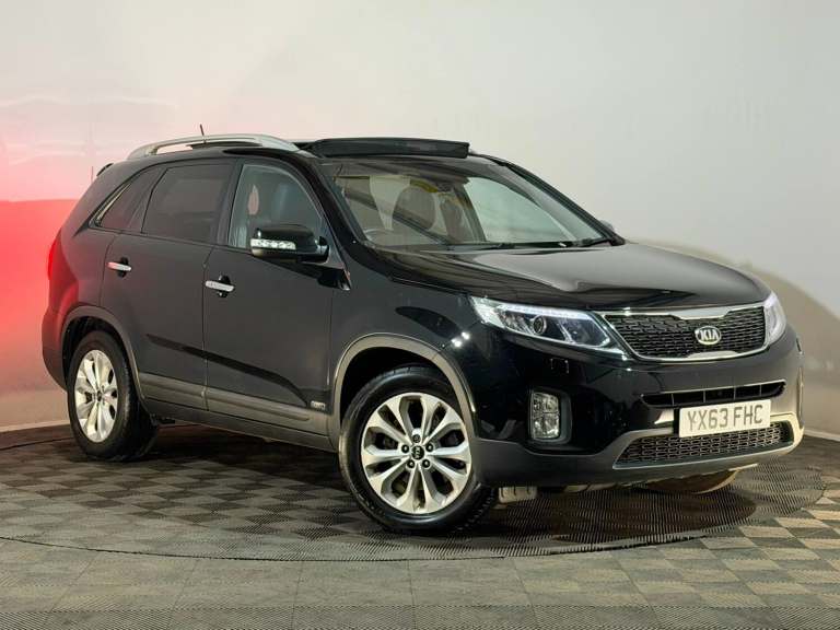2013 63 KIA SORENTO KX-3 SAT NAV CRDI 2.2 DIESEL AUTOMATIC 4WD 4X4 7 SEATER SUV