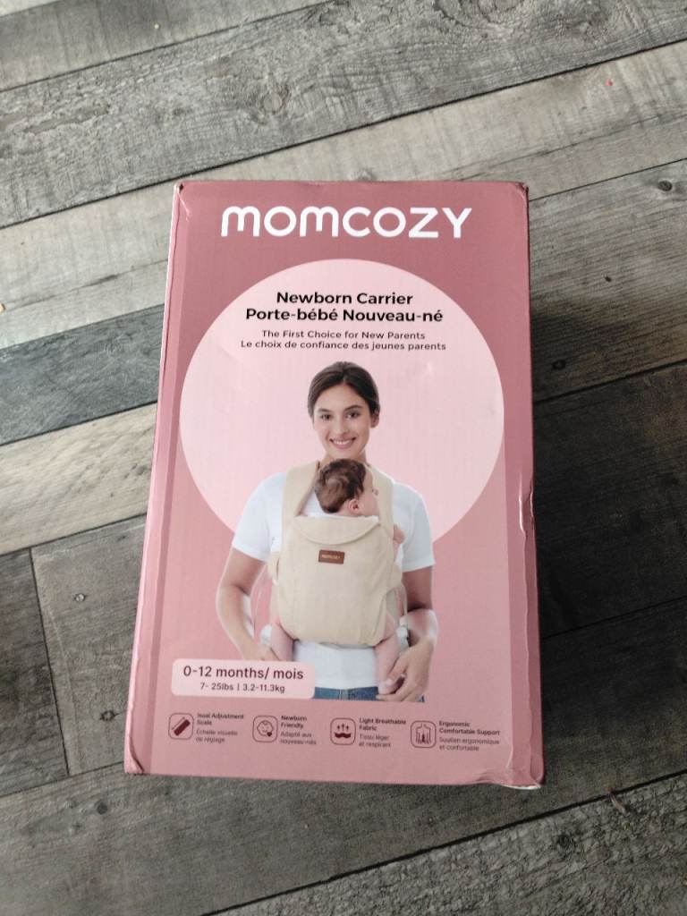 Momcozy Newborn Baby Carrier black 