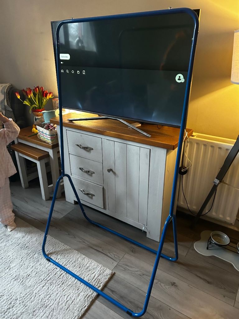 Habitat Blue clothes Rail