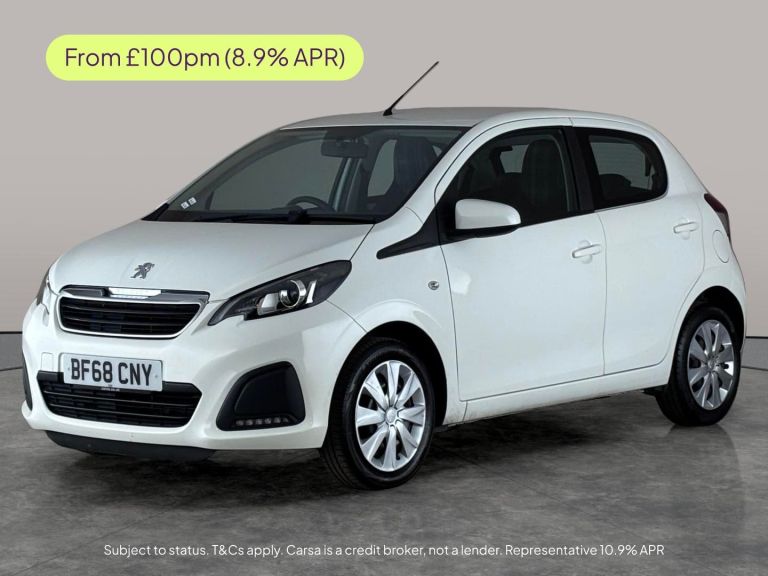 2018 Peugeot 108 1.0 72 Active 5dr HATCHBACK PETROL Manual