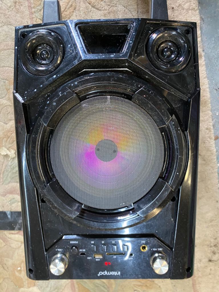 Intempo Large Bluetooth Speaker with Wheels