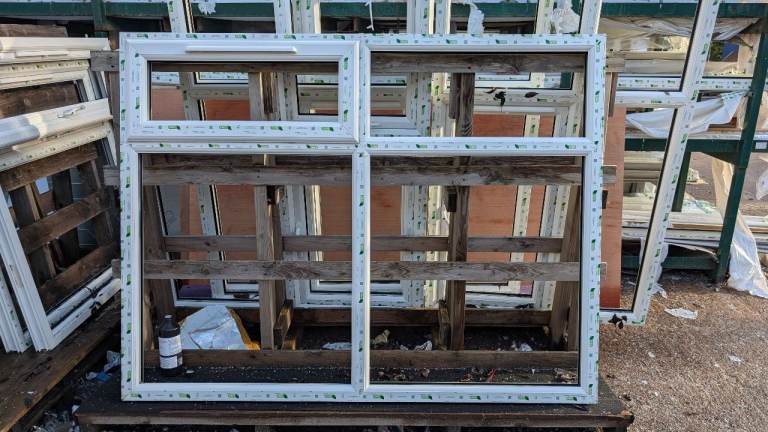 image for White UPVC window frame