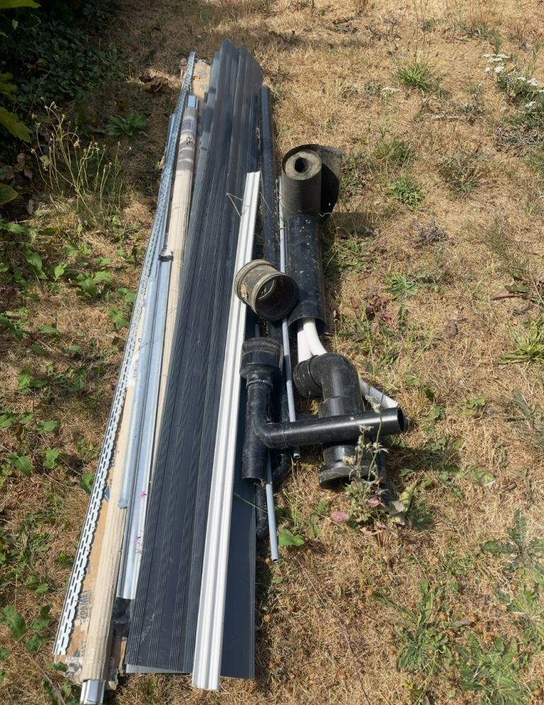 Free left over building materials 