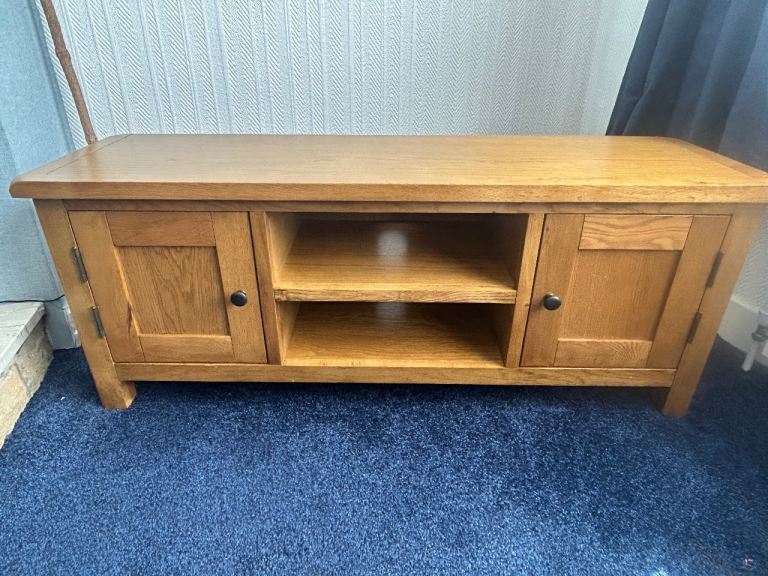 Solid Oak TV Stand