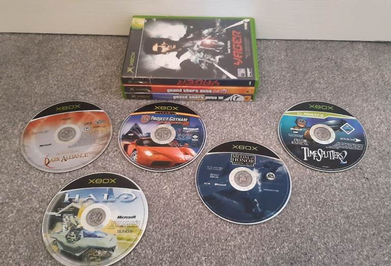 Original Xbox Games Bundle – Grand Theft Auto, Halo, Project Gotham