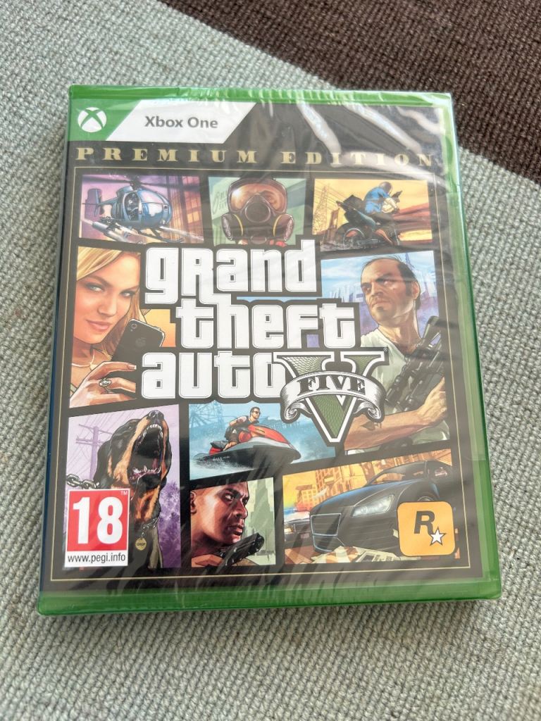 Grand Theft Auto V Premium Edition - Xbox One, New Sealed