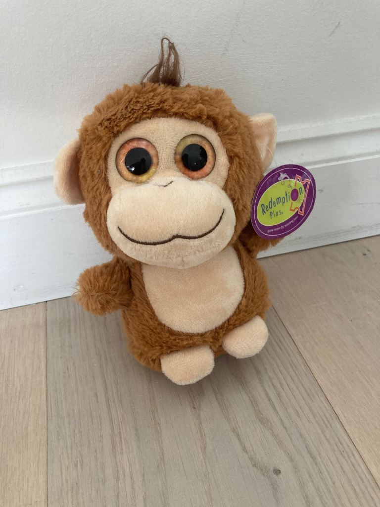 Monkey fluffy toy. Brand new with tags. 