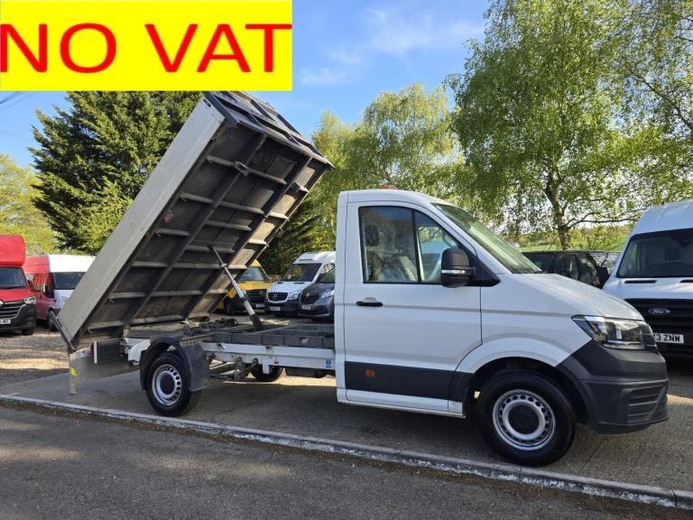2021 Volkswagen Crafter 2.0 TDI TIPPER ALLOY **ONLY 30,000 MILES (NO VAT) CHASSIS CAB Diesel Manual
