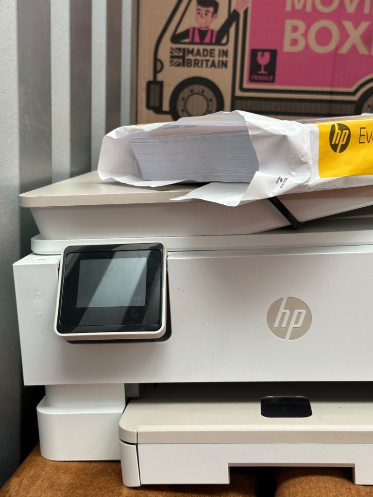 HP Photo Printer and A4 paper included 
