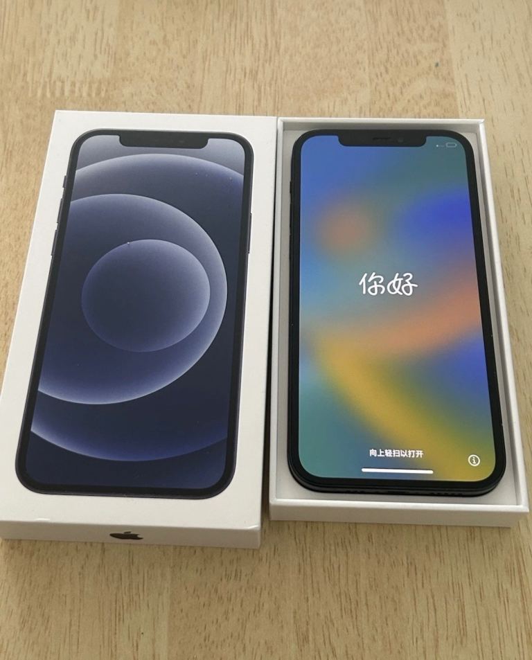 iPhone 12 Black 128GB very good Condition 