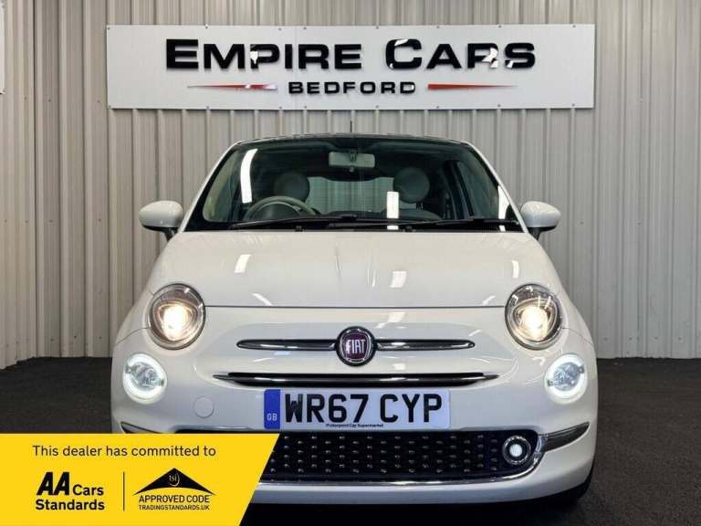 2017 Fiat 500 1.2 Lounge Euro 6 (s/s) 3dr Hatchback Petrol Manual