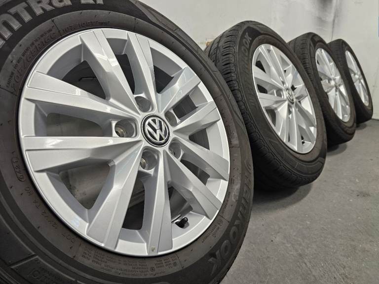 16" 5x120 Genuine VW Volkswagen T5 T6 Alloy wheels Tyres TRANSPORTER VAN CAMPER