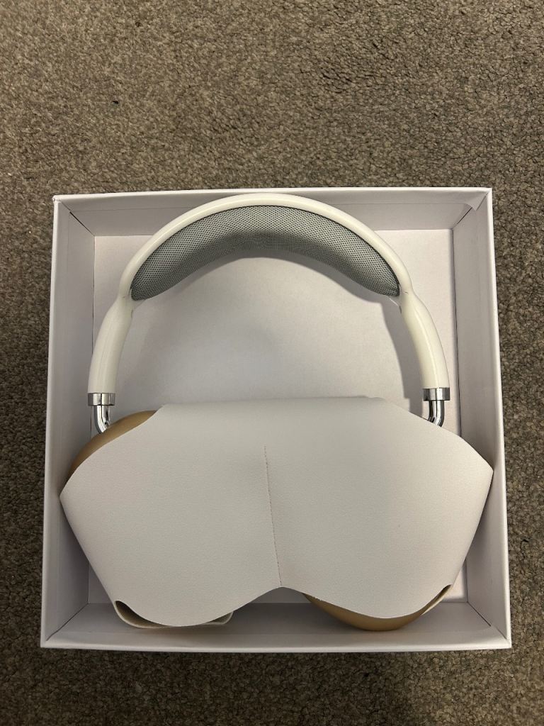 Brand new AirPod max headphones (in box, gold,white)
