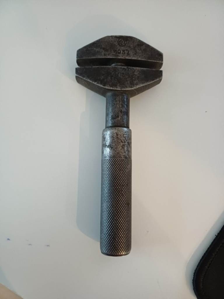 An antique adjustable wrench from Germany, 1937