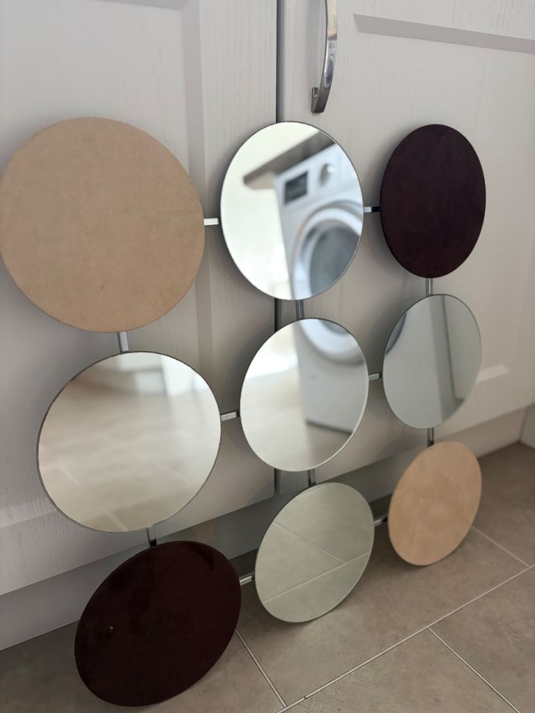 Mirror art deco circular style