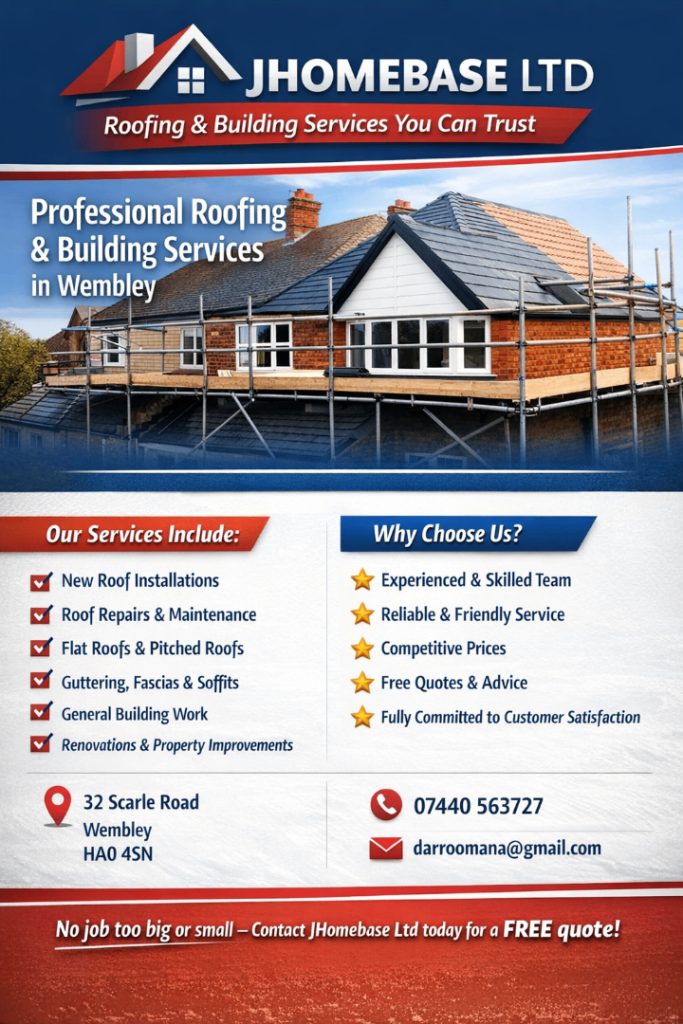 JHomebase Ltd roofing services 