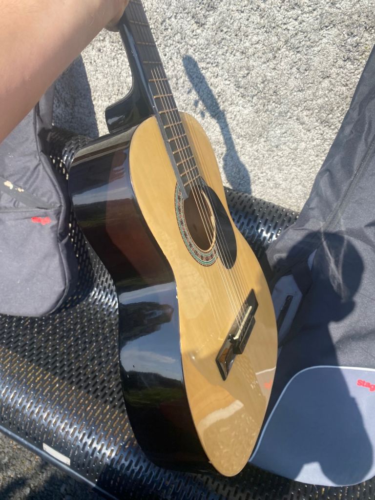 Small Guitar with Backpack - superb Xmas present!!