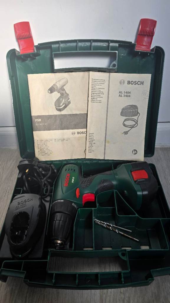 Bosch, PSR 12,Cordless Drill With One Battery And Charger, 12V