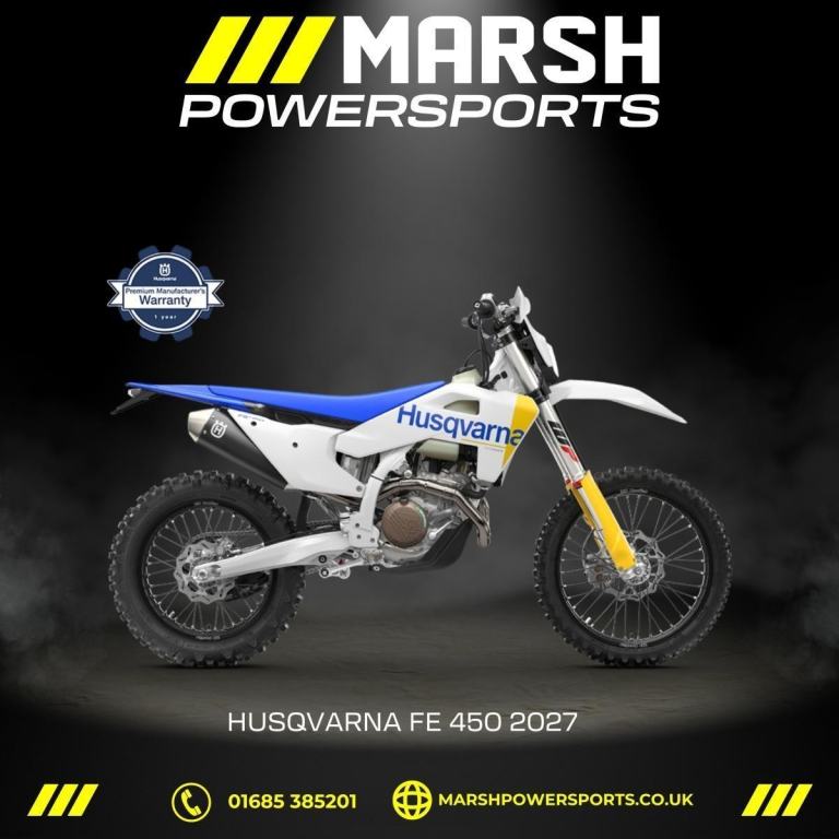 FE 450 2027 Model - Husqvarna Main Dealer - Reserve NOW!