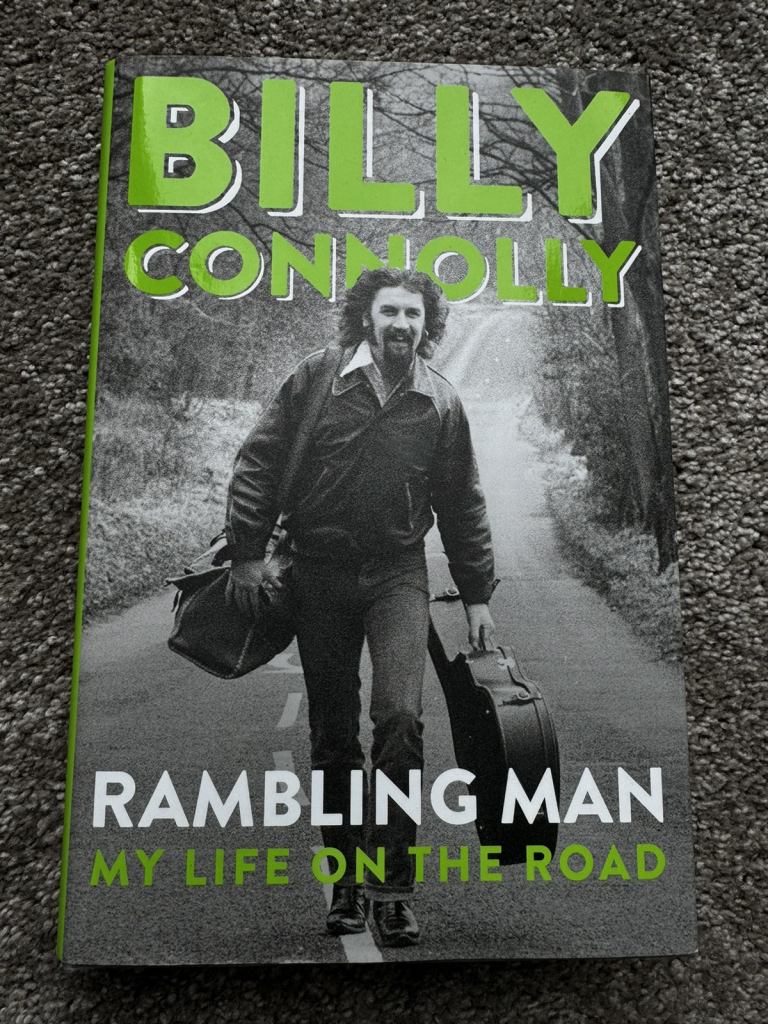 Billy Connolly Rambling Man Life on the Road Hardback book