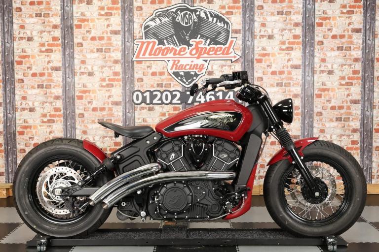 2019 INDIAN SCOUT SIXTY MSR CUSTOM BOBBER - ONLY 127 MILES! - 1 OWNER - STUNNING