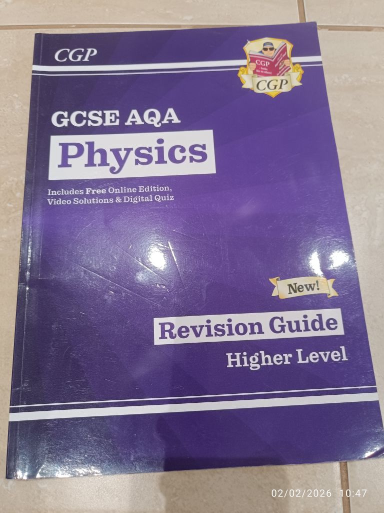GCSE Physics higher level AQA