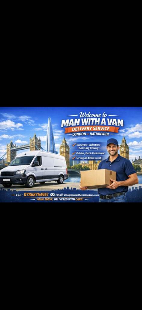 Man with a van london + nationwide 