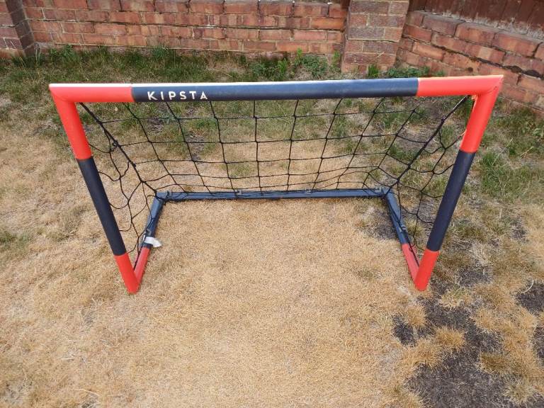 KIPSTA Kids Football Goal – Red and Black, Good Condition