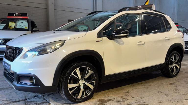 PEUGEOT 2008 1.2 PureTech GT Line White 5dr PANROOF+SATNAV+CRUISE+DAB 2017