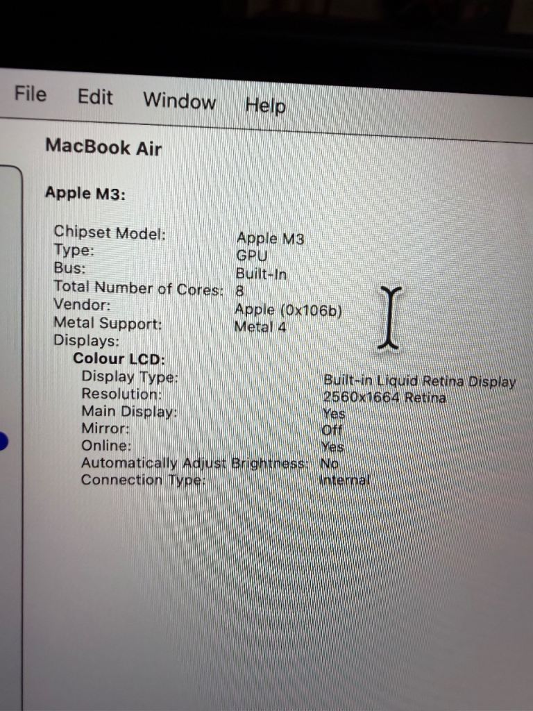 Apple MacBook Air 13 inch M3 Immaculate condition