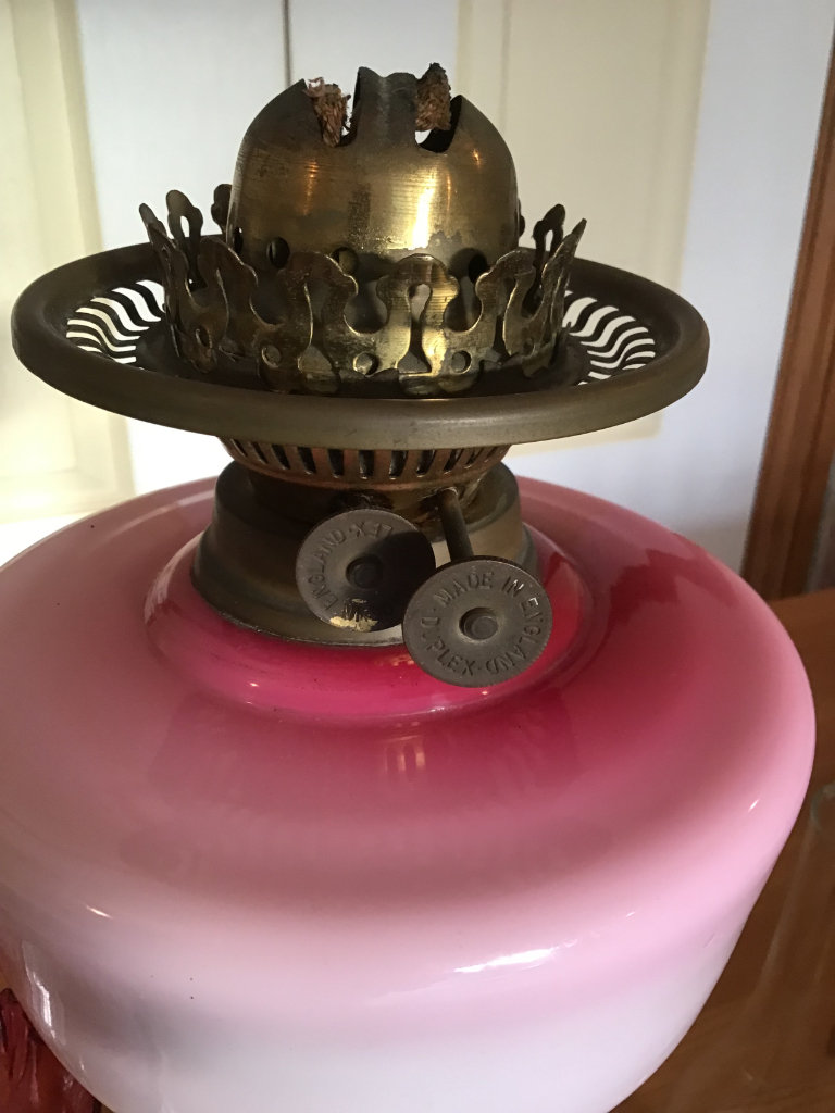 OIL LAMP  DUPLEX VICTORIAN