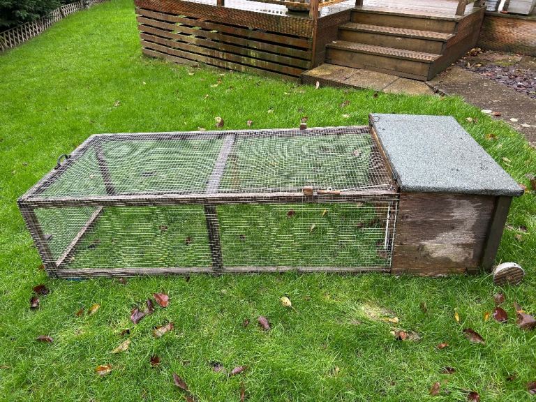 Guinea pig hutch & run