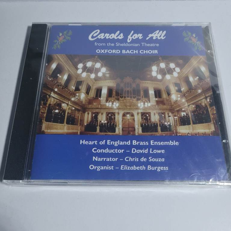 Oxford Bach Choir / Carols for All from the Sheldonian Theatre CD New & Sealed aa13