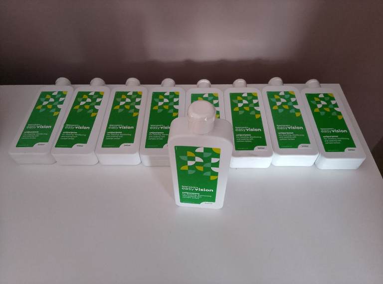 8 Bottles of Eye Vision Contact Lens Solution – Unopens