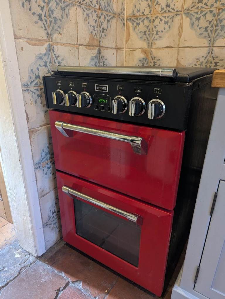 Stoves Richmond 550E Electric Range Cooker - Red (55cm Wide)